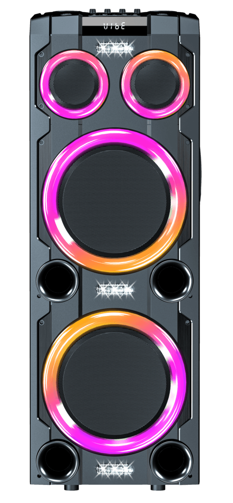 Torre de Som Vibe Sound V12 Tower 2.500w Rms - (VS007) Preto